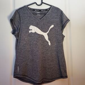 Puma Training Women's Gray T-Shirt Size L